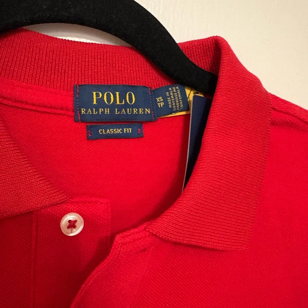 Ralph Lauren Men's Bright Red Polo Shirt